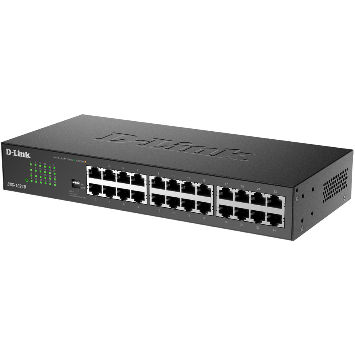 Коммутатор D-Link DGS-1024D DGS-1024D/J1A (L2) 24x1Гбит/с неуправляемый