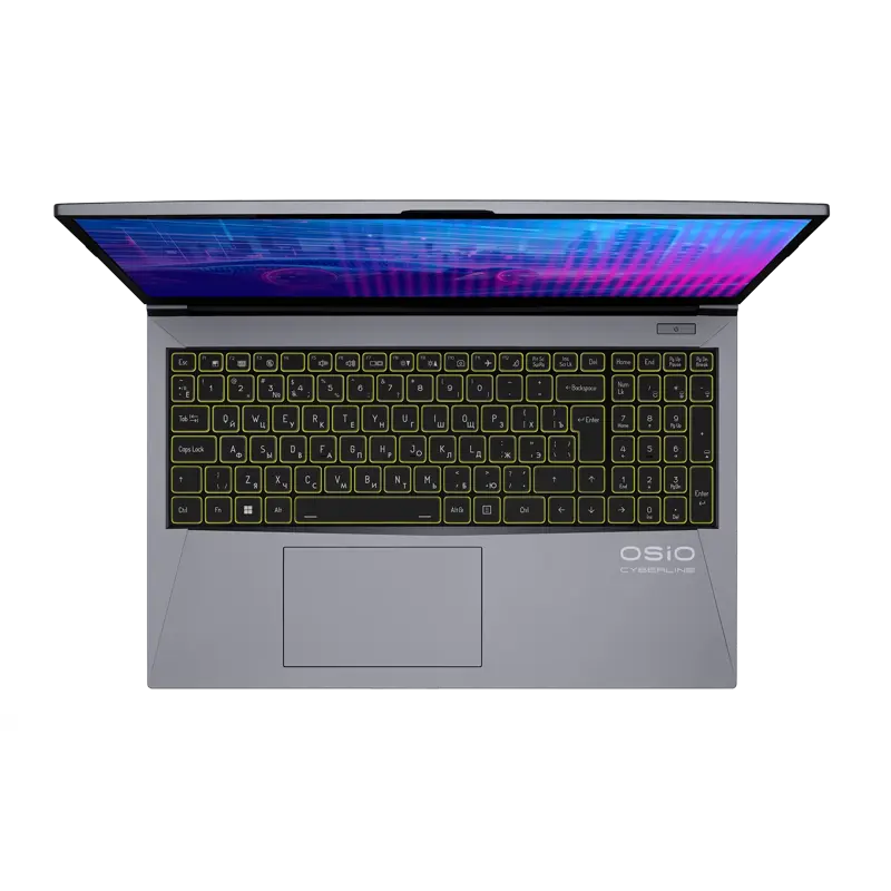 Ноутбук Osio CyberLine C150i-002 Core i5 12600H 16Gb SSD512Gb NVIDIA GeForce RTX4050 6Gb 15.6" IPS F