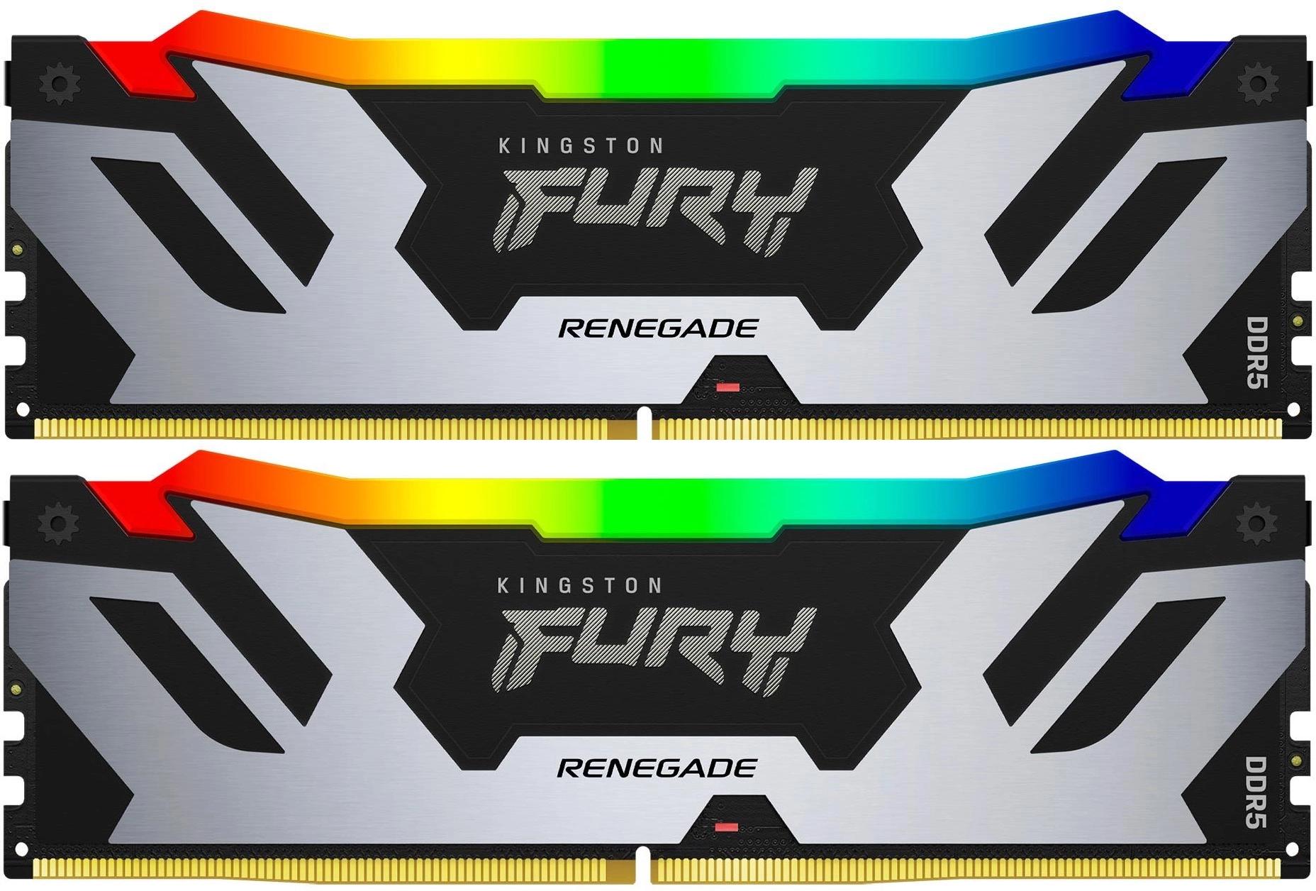 Память DDR5 2x16GB 7200MHz Kingston KF572C38RSAK2-32 Fury Beast RGB RTL Gaming PC5-57600 CL38 DIMM 2