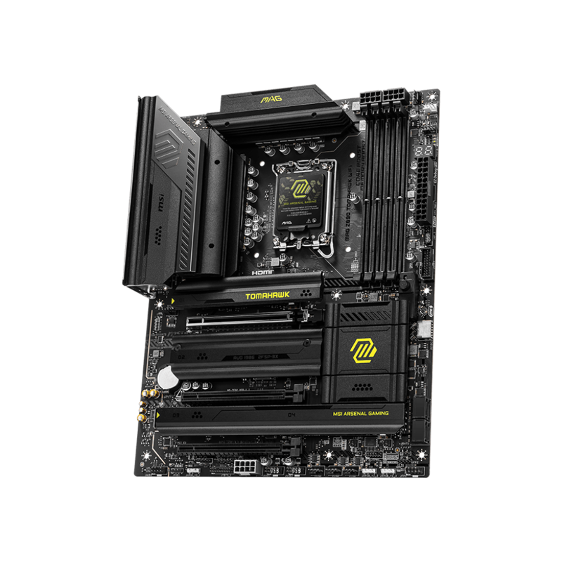 Материнская плата MSI MAG Z890 TOMAHAWK WIFI  Soc-1851 Intel Z890 4xDDR5 ATX AC`97 8ch(7.1) 5Gigabit