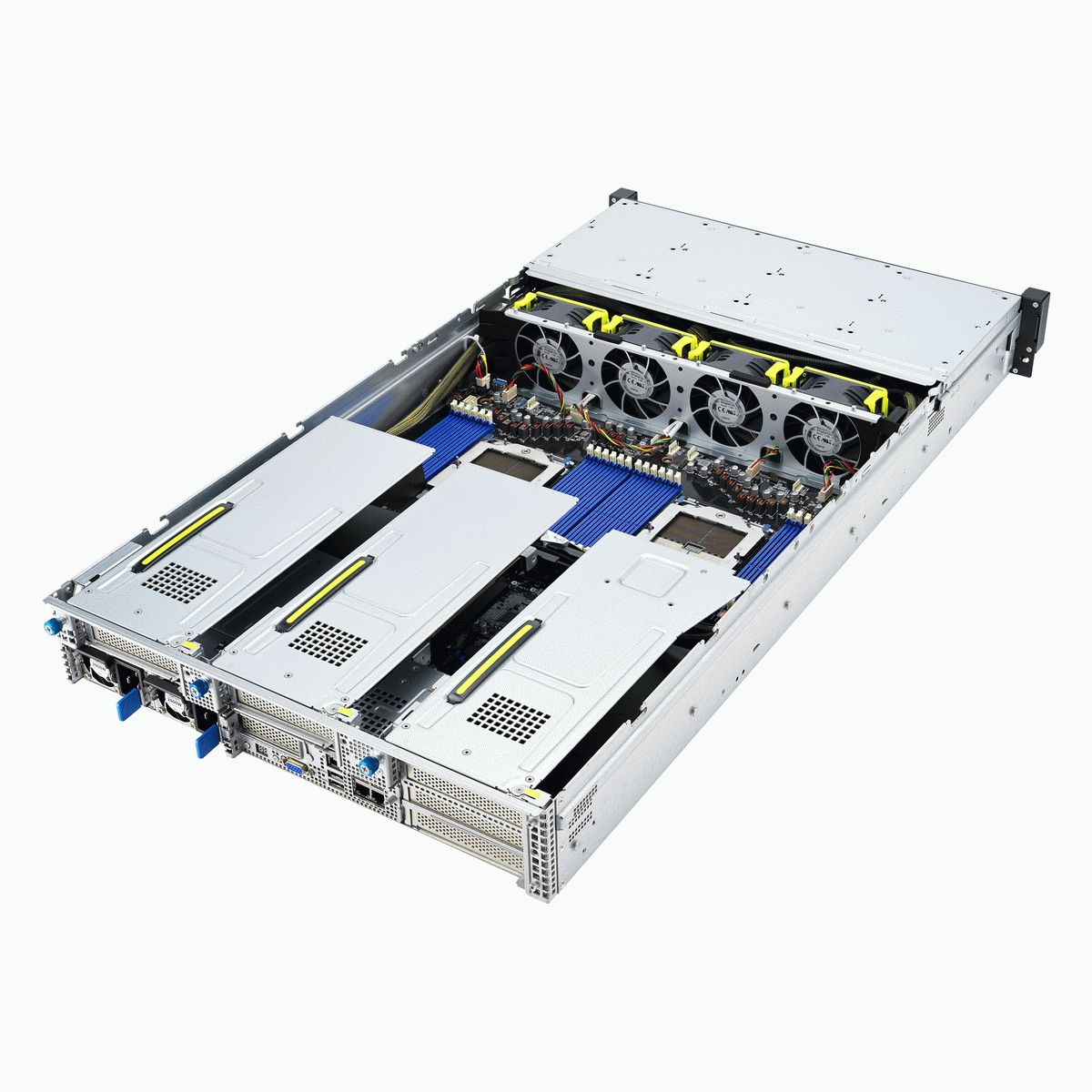 Сервер ASUS RS720A-E12-RS24U 2U, 2x AMD SP5(up to 400w), 24x DDR5(4800), 24x 2,5(16NVMe + 8NVMe/SATA