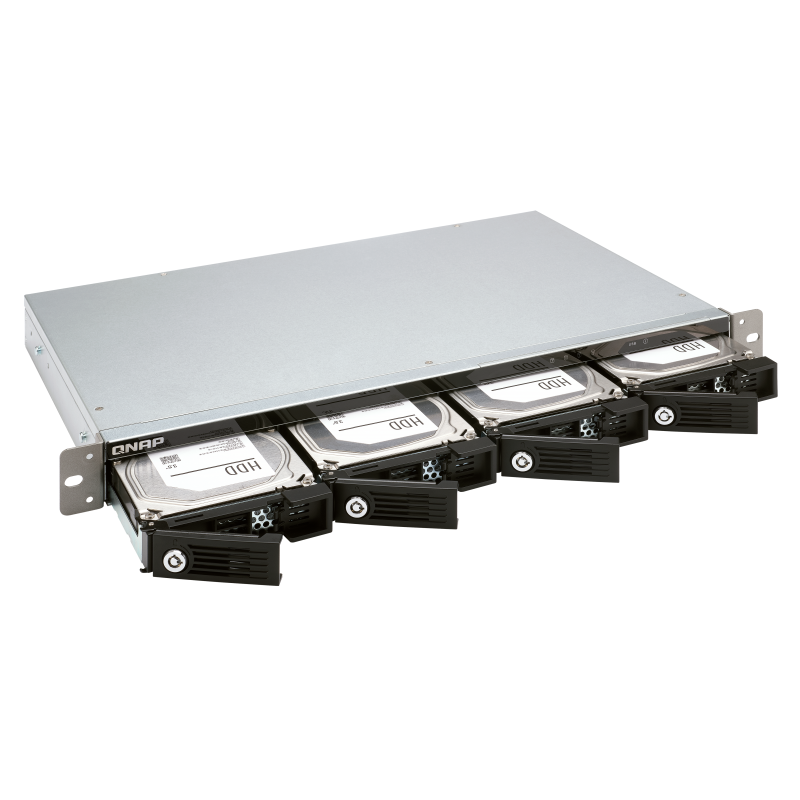 QNAP DAS TR-004U 4-Bay 2.5/3.5 SATA Type-C USB 3.1 Gen 1 (5 Gb/s ) Direct Attached Storage with Hard