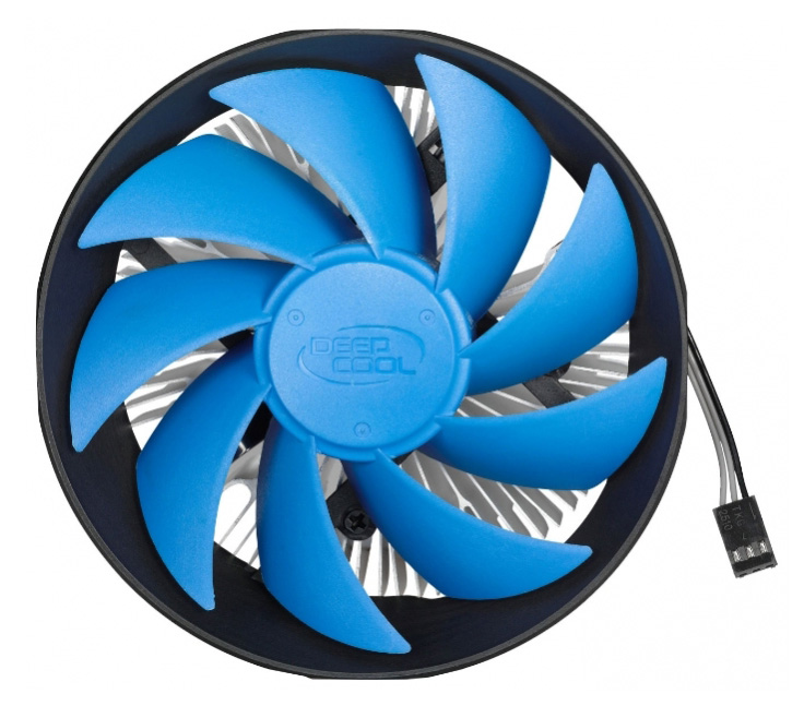 Устройство охлаждения(кулер) Deepcool Archer Bigpro Soc-AM5/AM4/1151/1200 черный/синий 4-pin 24-30dB
