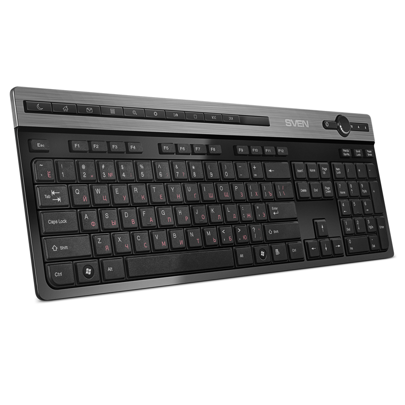 Клавиатура Wireless Sven KB-E5500W 2,4 GHz, 115кл.