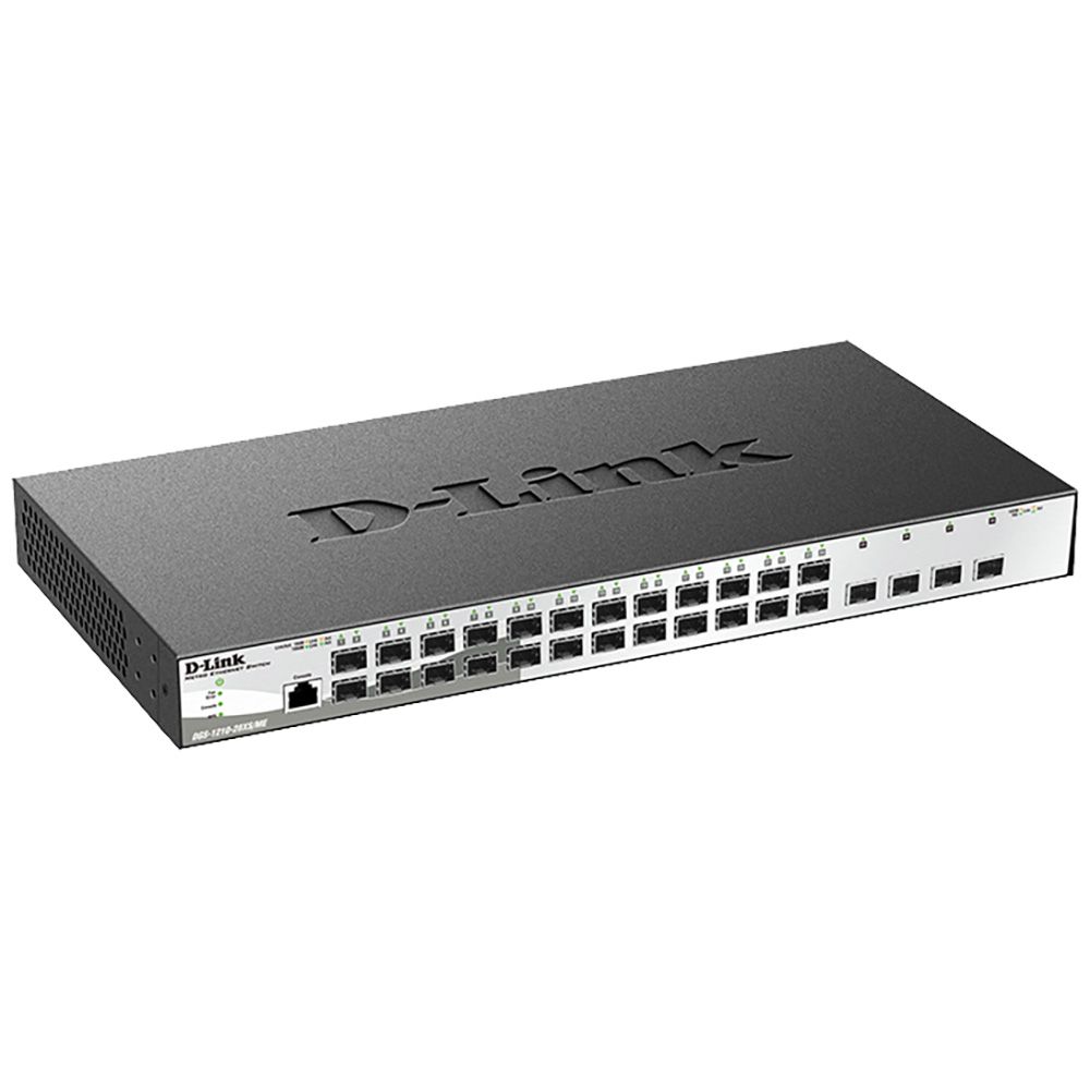 Коммутатор D-Link DGS-1210-28XS/ME/B2A (L2) 24SFP 4SFP+ управляемый