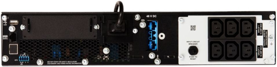 Источник бесперебойного питания APC Smart-UPS SRT SRT1000RMXLI 1000Вт 1000ВА черный