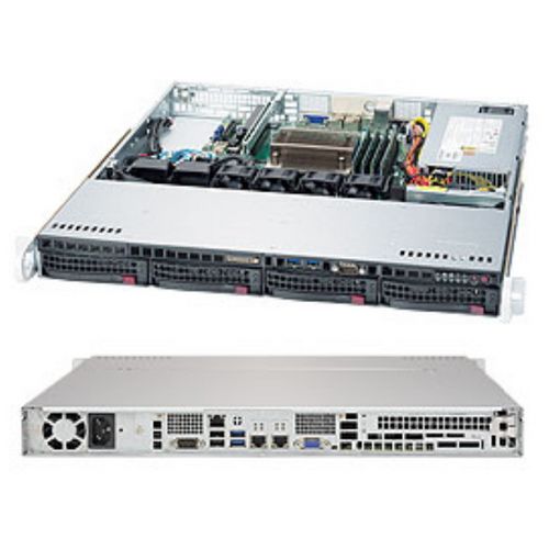 Серверная платформа SuperMicro SYS-5019S-MT 1U Rackmount SC813MFTQC-350CB X11SSH-TF LGA1151 4