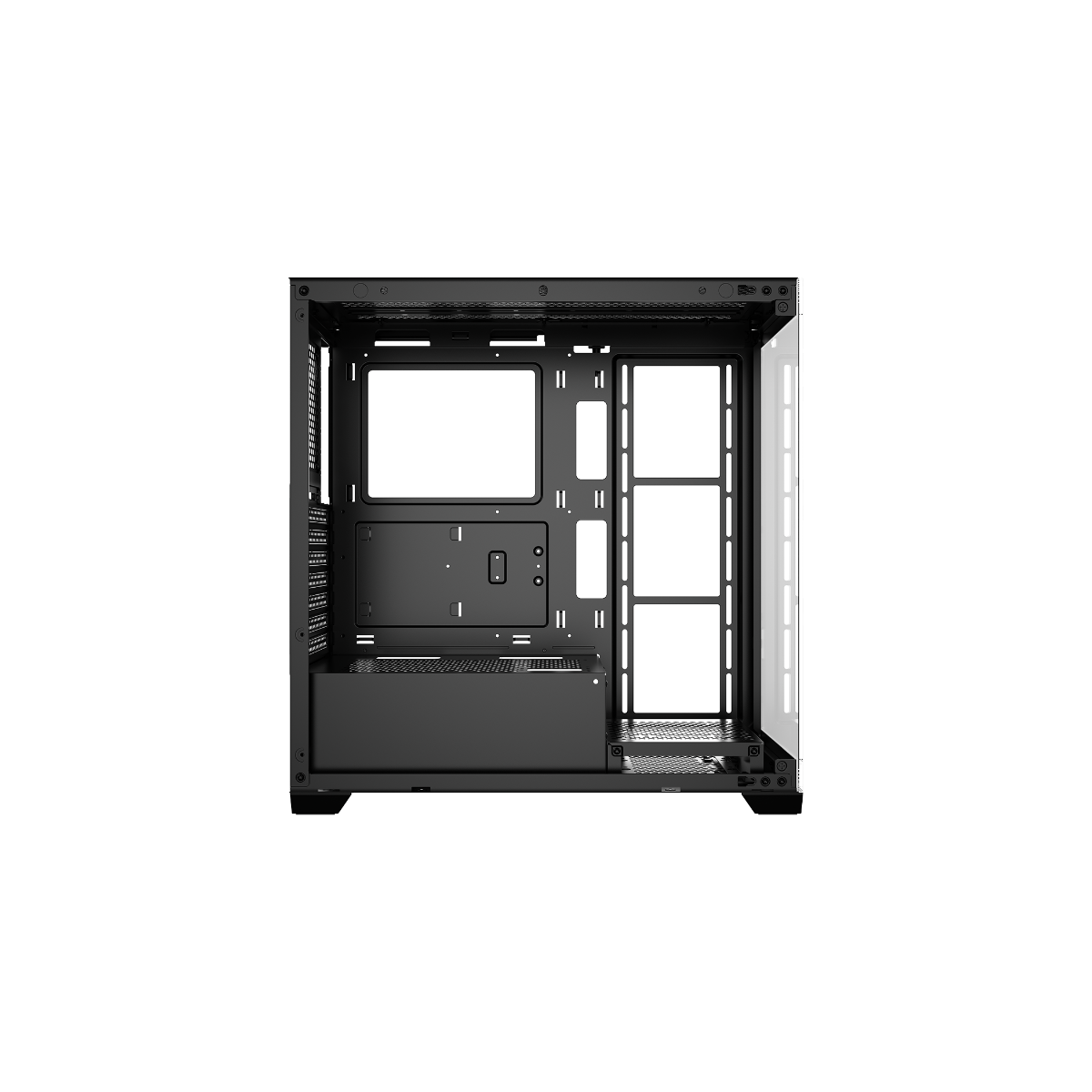 Корпус Ocypus Gamma C72 BK ARGB, Midi-Tower, TG, 4x120mm ARGB, 2xUSB-A 2.0 + 1xUSB-A 3.0, ATX, mATX,
