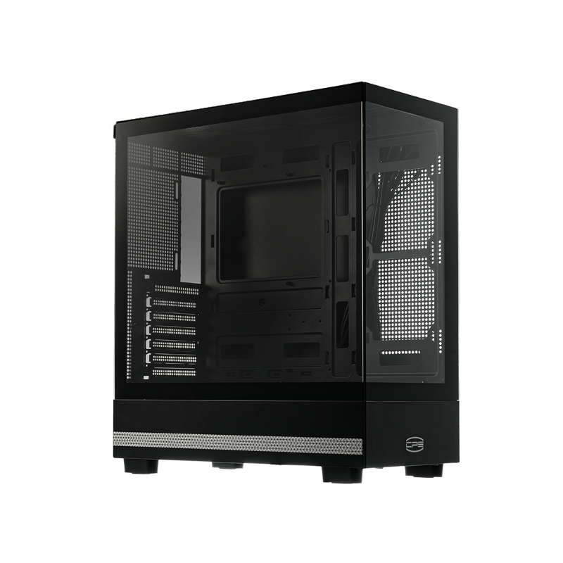 Корпус PCCooler C3 Q500 BK, Midi-Tower, TG, no fans, 1xUSB 3.0 + 1xUSB 2.0 + 1xUSB-C, ATX, mATX, mIT