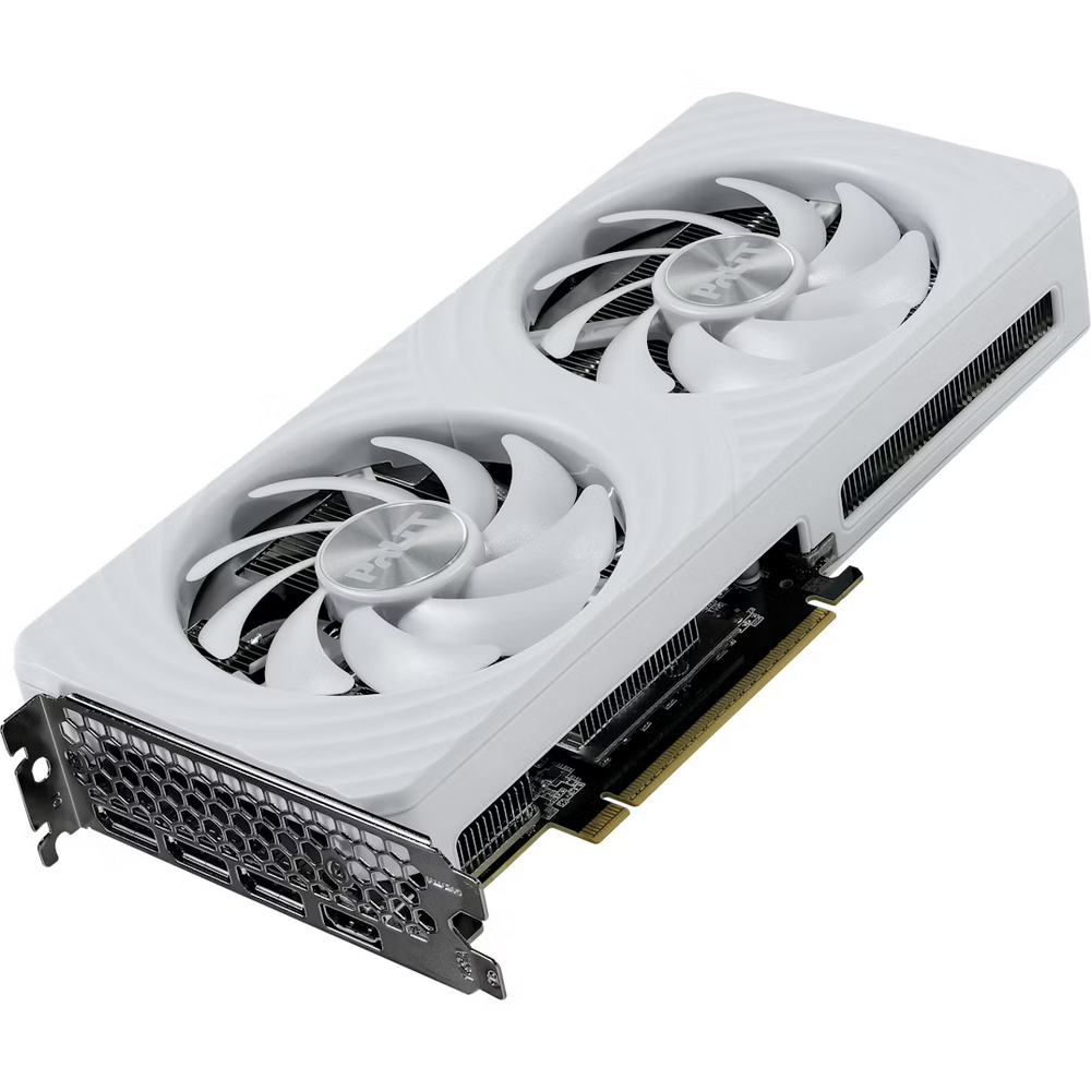 Видеокарта Palit PCI-E 5.0 PA-RTX5060Ti WHITE OC NVIDIA GeForce RTX 5060TI 8Gb 128bit GDDR7 2407/280