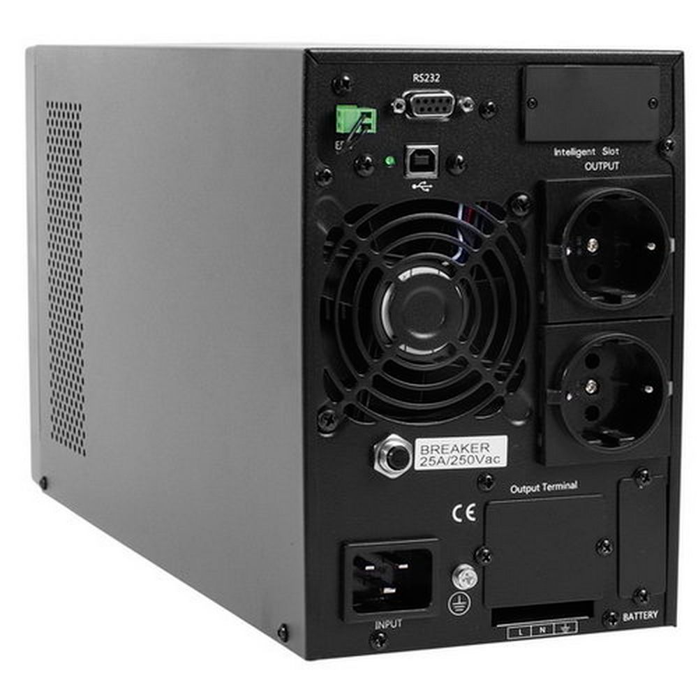 ИБП POWERMAN Online 3000Plus Мощность 3000 ВА/2700 Вт. Подключение нагрузки: розетки Shuko - 3 шт. П