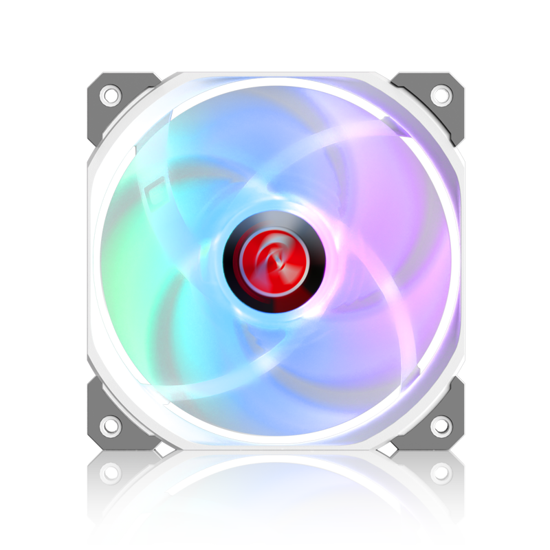 Вентилятор корпусный Raijintek AGERAS 12 ARGB-1 (120x120x25mm, 4-pin PWM, 67.38CFM, 33dBA, 2200RPM, 