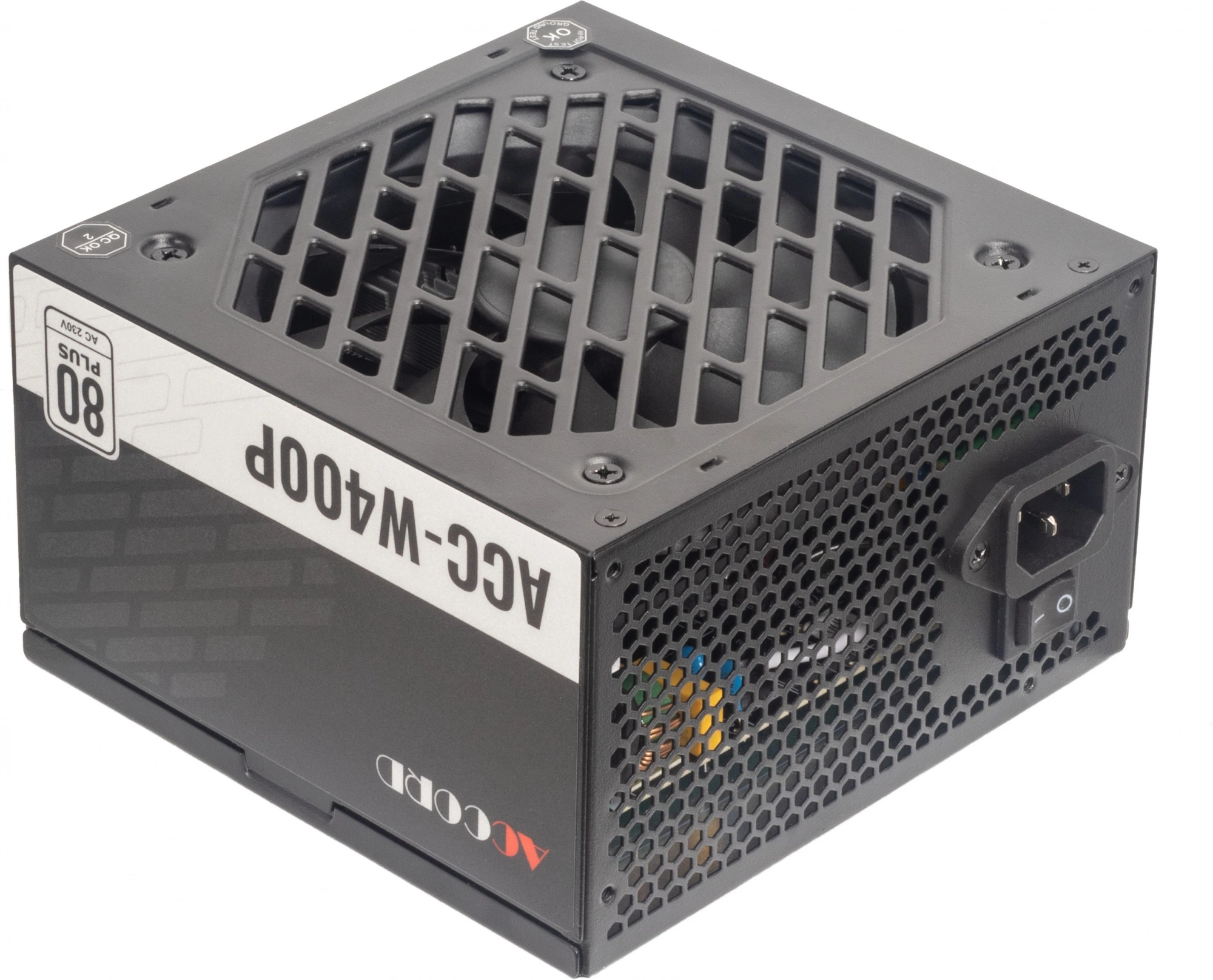 Блок питания Accord ATX 400W ACC-W400P 80+ white (20+4pin) 120mm fan 6xSATA RTL