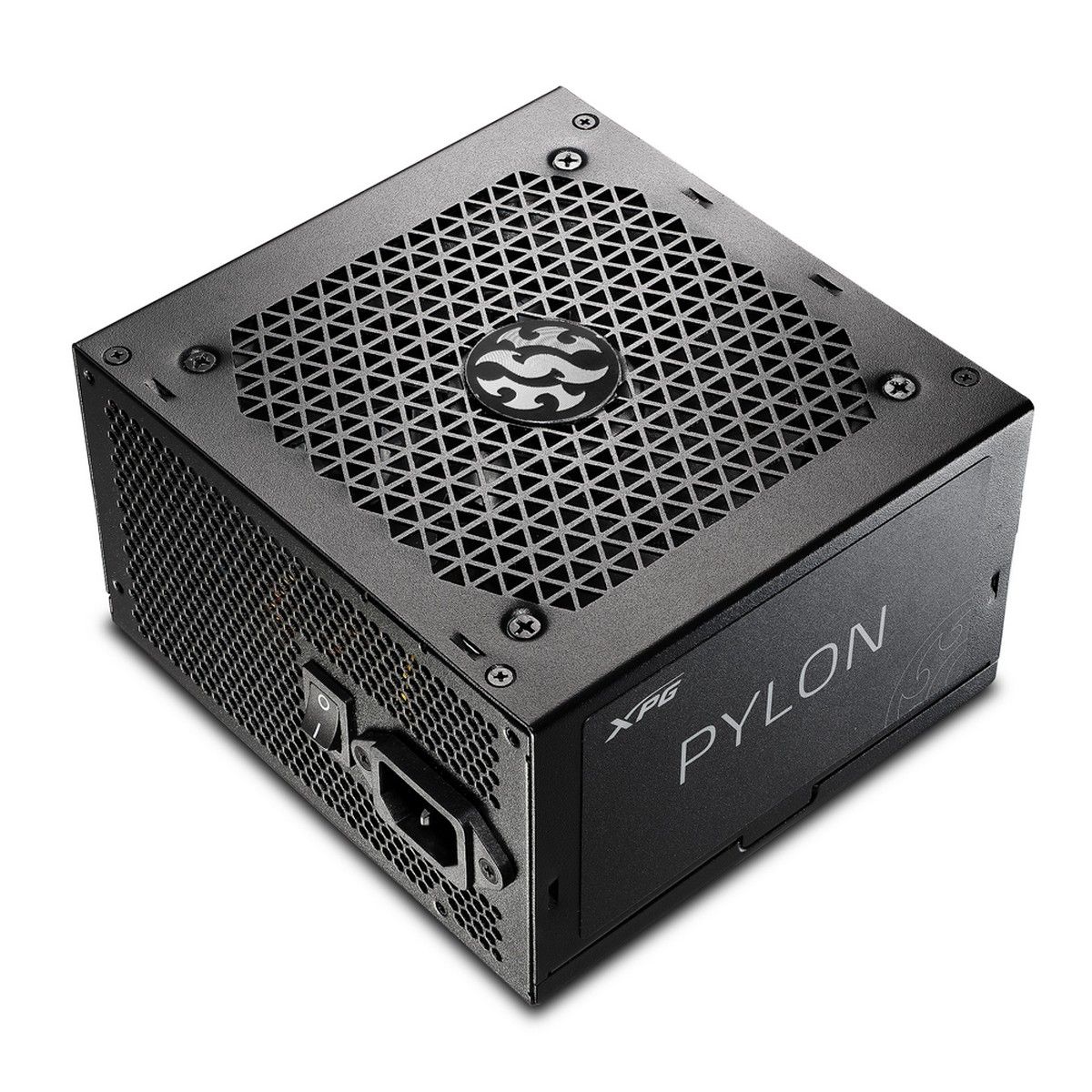 Блок питания XPG Pylon 550 (ATX 2.52, 550W, PWM 120mm FDB fan, Active PFC, DC to DC, 80+ BRONZE, Jap