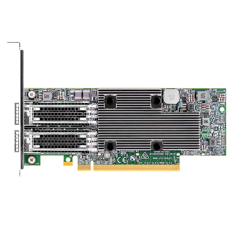 Сетевой адаптер Broadcom NetXtreme P2100G (BCM957508-P2100G) 2x100GbE (100/50/25/10GbE), PCIe 4.0 x1