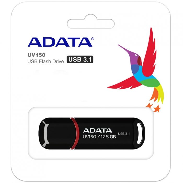 Флеш Диск A-Data 128GB AUV150 AUV150-128G-RBK USB3.0 черный