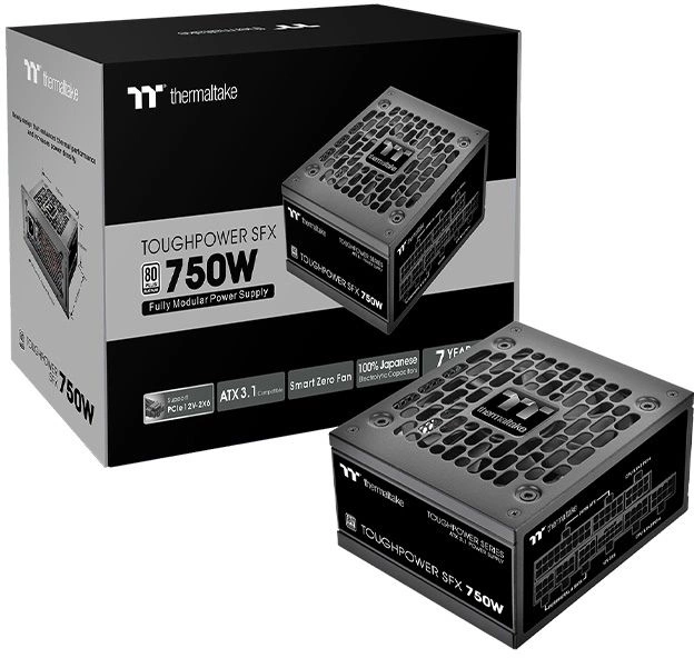 Блок питания Thermaltake SFX 750W Toughpower SFX750 Gen.5 80+ platinum (20+4pin) APFC 90mm fan 8xSAT