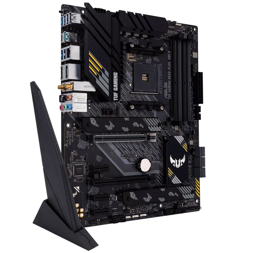 Материнская плата Asus TUF GAMING B550-PLUS WIFI II Soc-AM4 AMD B550 4xDDR4 ATX AC`97 8ch(7.1) 2.5Gg