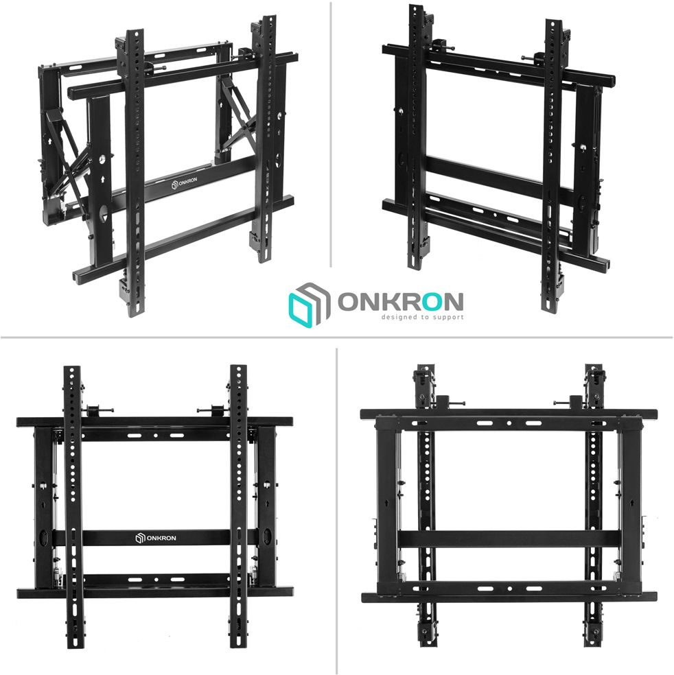 Кронштейн для телевизора Onkron PRO7G черный 50"-70" макс.50кг настенный наклонно-выдвижной