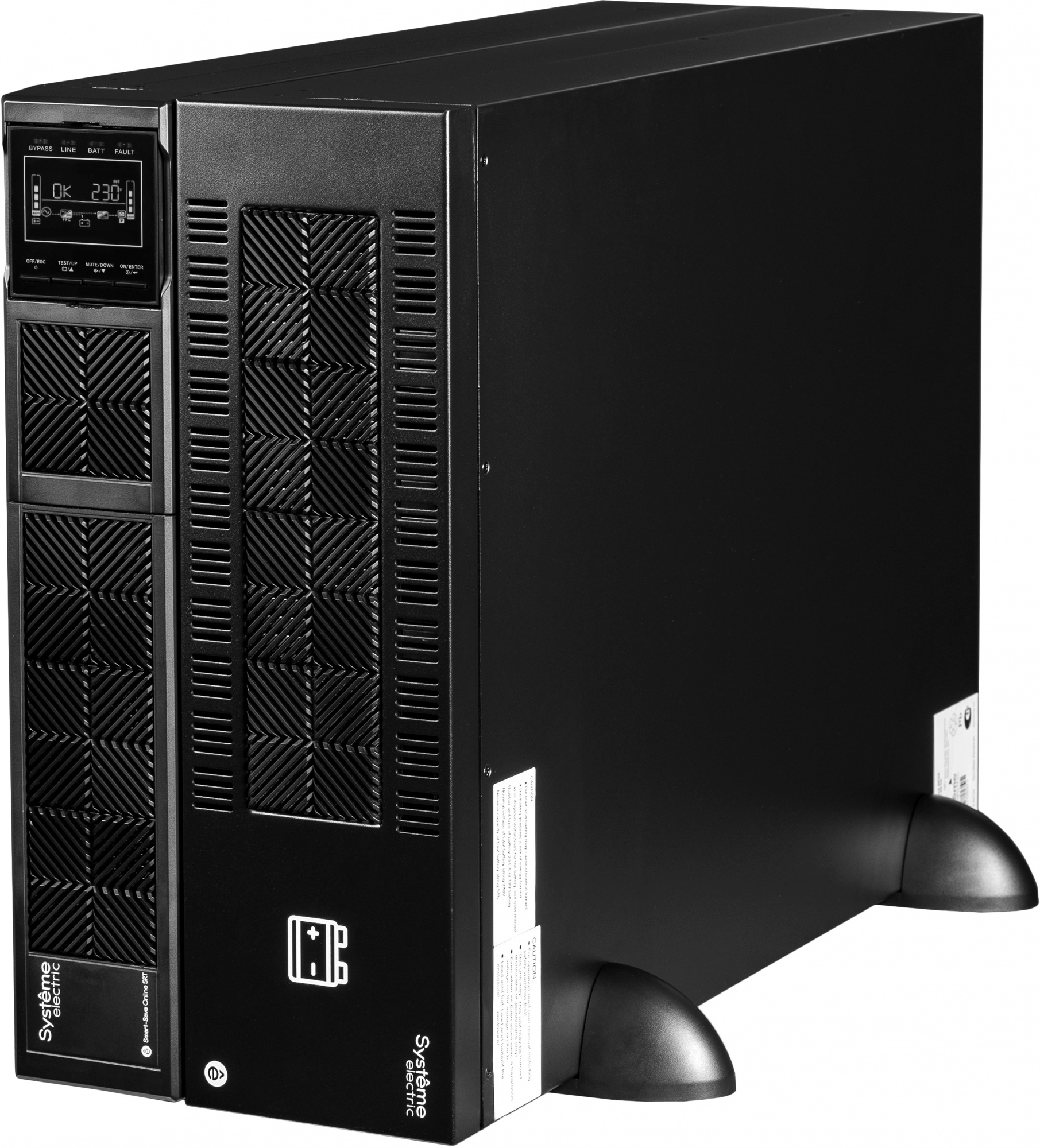 Источник бесперебойного питания Systeme Electriс SRT SRTSE5KRTXLI-NC 5000Вт 5000ВА черный
