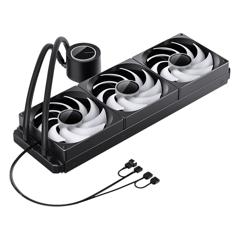Система жидкостного охлаждения JONSBO TG-420 ARGB Black (300W, 420mm, Black, ARGB/ Fans: 3x140mm, 93