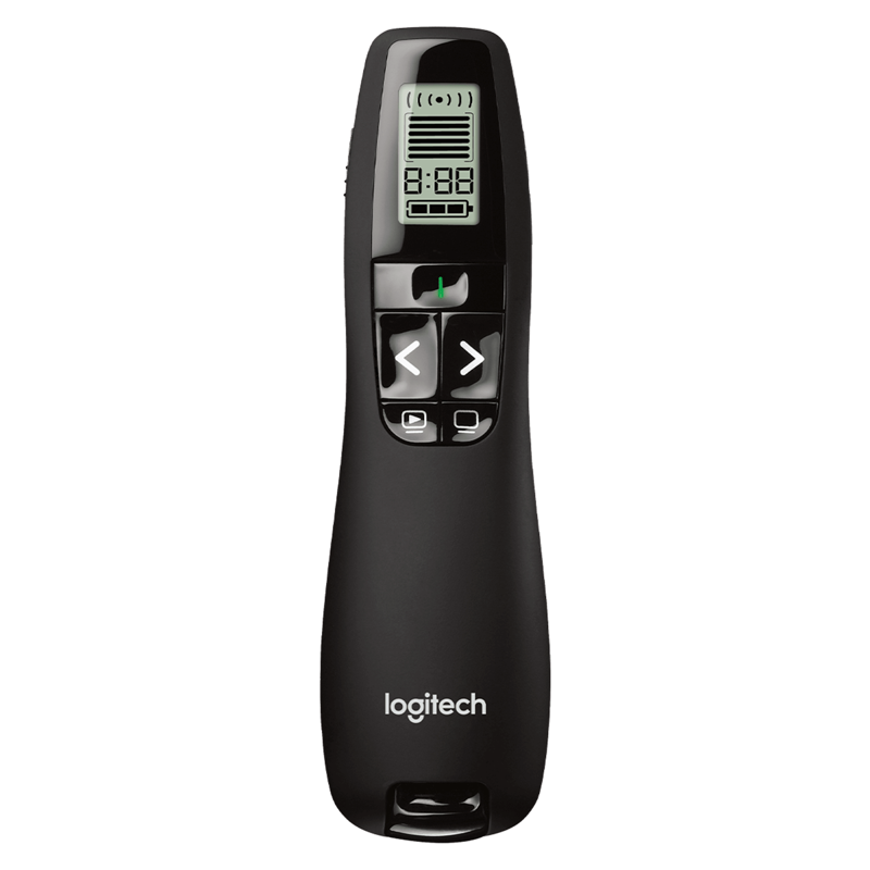 Презентер Logitech R800 USB (30м) черный
