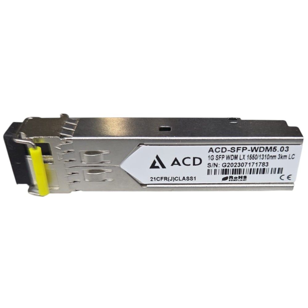 Трансивер ACD ACD-SFP-WDM5.03 SFP, WDM, DDM, 1.25Gbps, LC, sm, 3 km, TX/RX=1550/1310nm