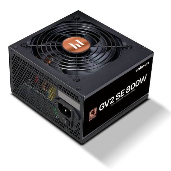 Блок питания Zalman ATX 800W ZM800-GV2SE 80+ bronze (20+4pin) 120mm fan 8xSATA RTL