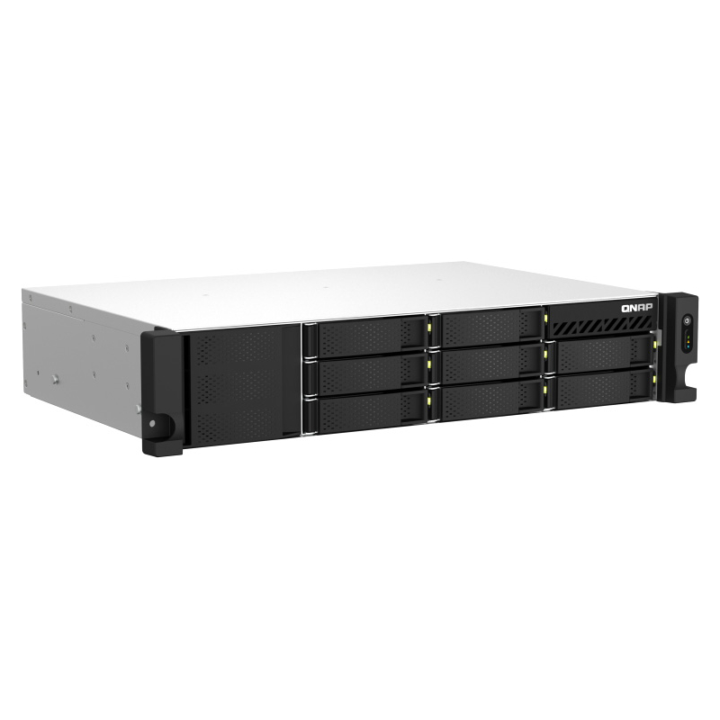 Сетевое хранилище NAS Qnap TS-873AEU-RP-4G 8-bay стоечный Ryzen V1500B