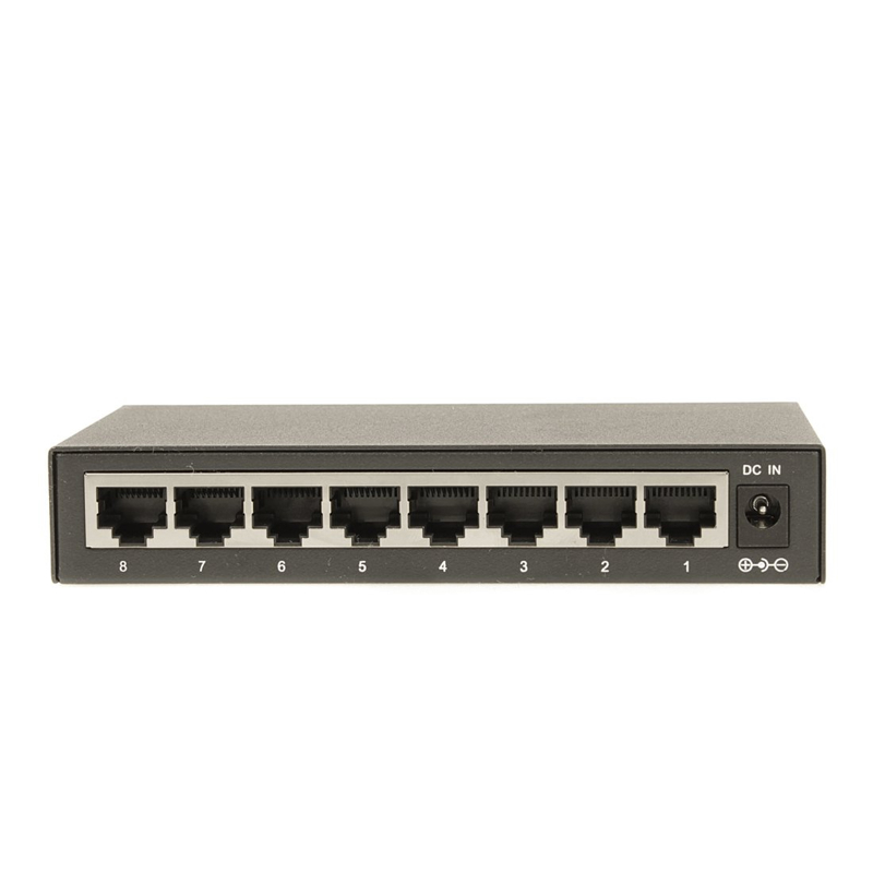 Коммутатор Osnovo SW-70800 2xКомбо(1000BASE-T/SFP) неуправляемый