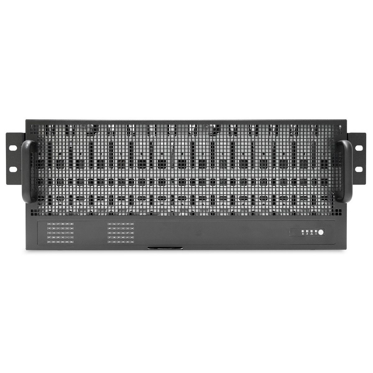 Корпус AIC J4060-04-35X_XJ1-40604-06, 4U 60x 3.5” hot-swap bays, hot-swap JBOD with dual SAS 12G exp