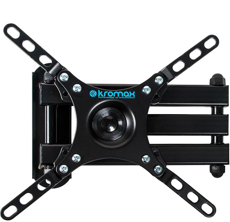 Кронштейн для телевизора Kromax DIX-13 черный 15"-42" макс.20кг настенный поворотно-выдвижной и накл