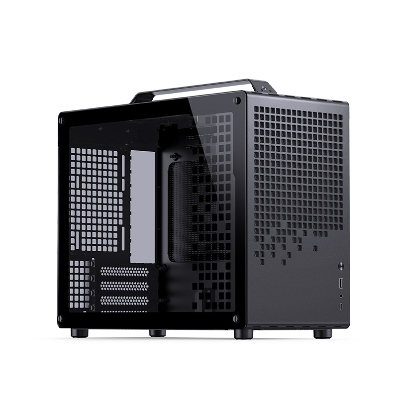 Корпус JONSBO Z20, Mini-Tower, TG, no fan, 1xUSB-A 3.2 + 1xUSB-C 3.2, mATX, mITX Black