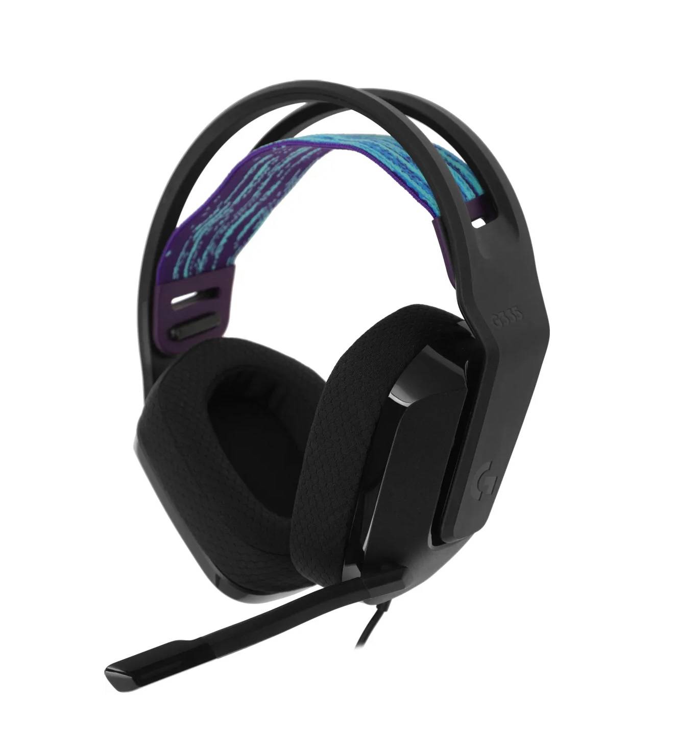 Наушники с микрофоном Logitech G335 черный 2м накладные оголовье (981-000978)
