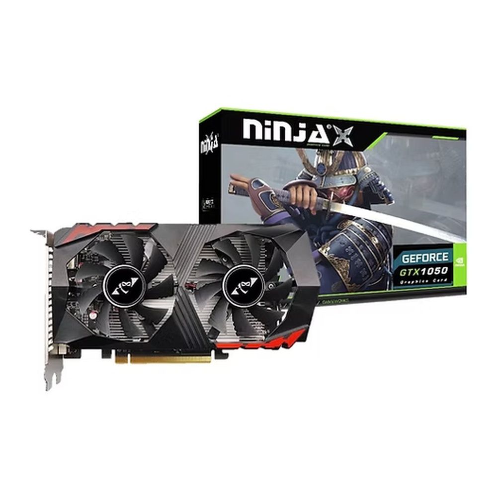 Видеокарта Ninja (Sinotex) GTX1050 4GB GDDR5 128bit DVI DP HDMI 2FAN RTL