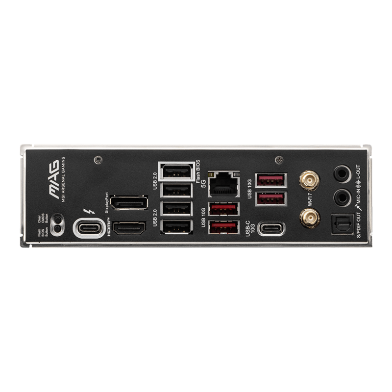 Материнская плата MSI MAG B860 TOMAHAWK WIFI Soc-1851 Intel B860 4xDDR5 ATX AC`97 8ch(7.1) 5Gigabit 