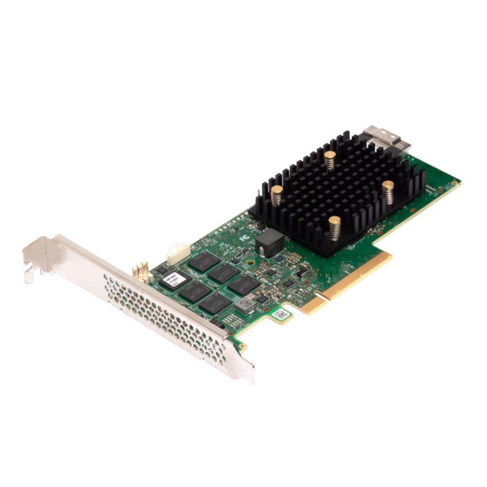 HBA-адаптер Broadcom 05-50077-03002 / 03-50077-03002 SAS 9500-8i SGL (05-50077-03 / 03-50077-03002) PCIe v4 x8 LP, Tri-Mode SAS/SATA/NVMe 12G HBA, 8port(1*int SFF8654), 3808 IOC, RTL {5} (007509)
