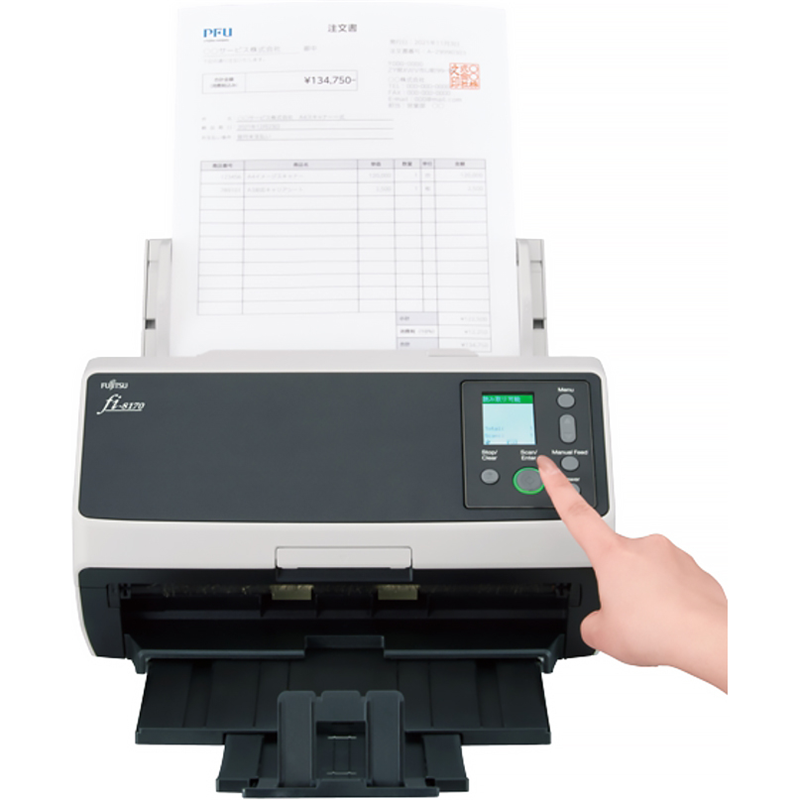 Сканер Ricoh scanner fi-8170 Сканер уровня рабочей группы, 70 стр/мин, 140 изобр/мин, А4, двусторонн