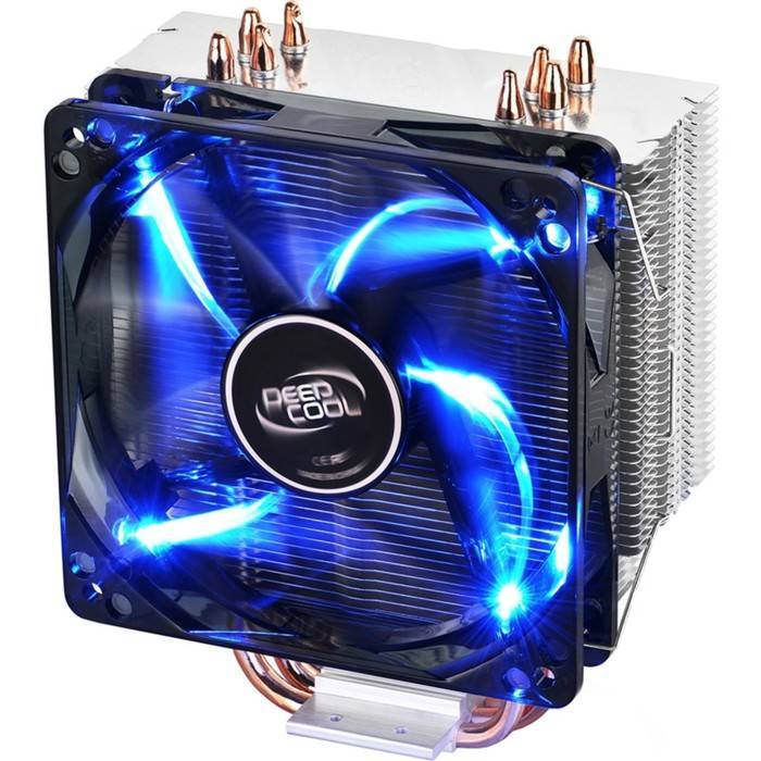 Кулер CPU DEEPCOOL GAMMAXX 400 (универсальный, 130W, 18-30 dB, 900-1500 rpm, 120мм, 4pin, медь+ алюм