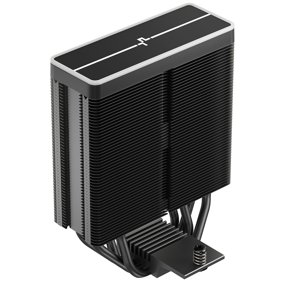 Устройство охлаждения(кулер) Deepcool AG400 Bk V2 ARGB Soc-AM5/AM4/1200/1700/1851 черный 4-pin 31.6d