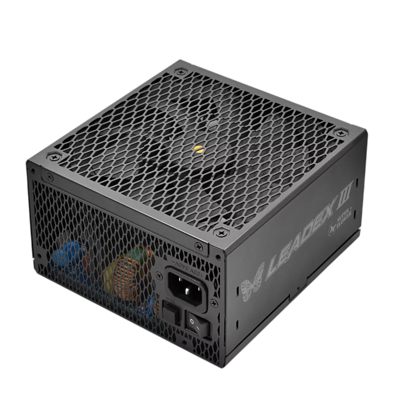 Блок питания Super Flower Leadex III Gold, 1000W, ATX 3.1, 140mm, 8xSATA, 4xPCI-E(6+2), 1x12VHPWR(12