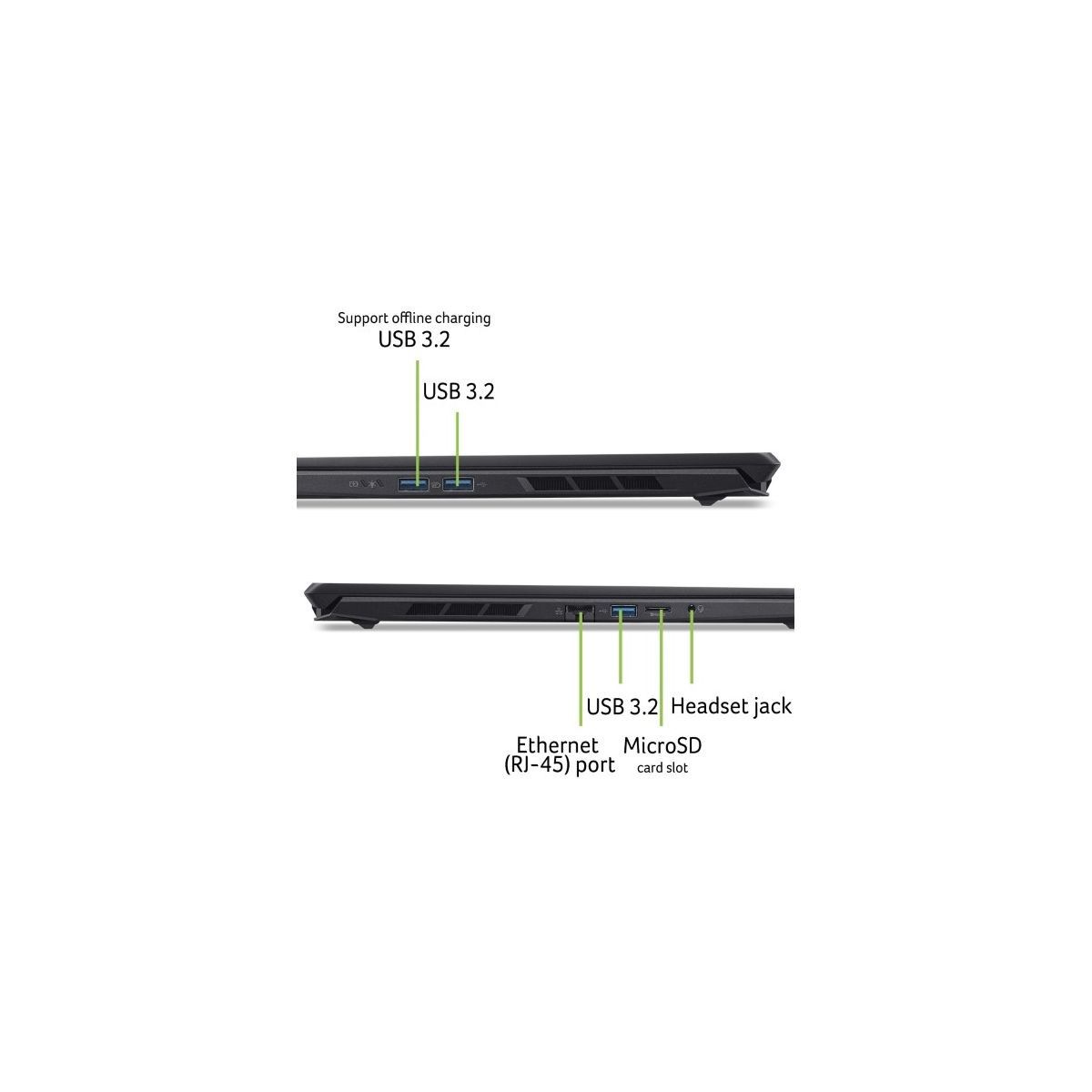 Ноутбук Acer Nitro V 16S ANV16S-71-55X8 Core 5 210H 16Gb SSD512Gb NVIDIA GeForce RTX5050 8Gb 16" IPS