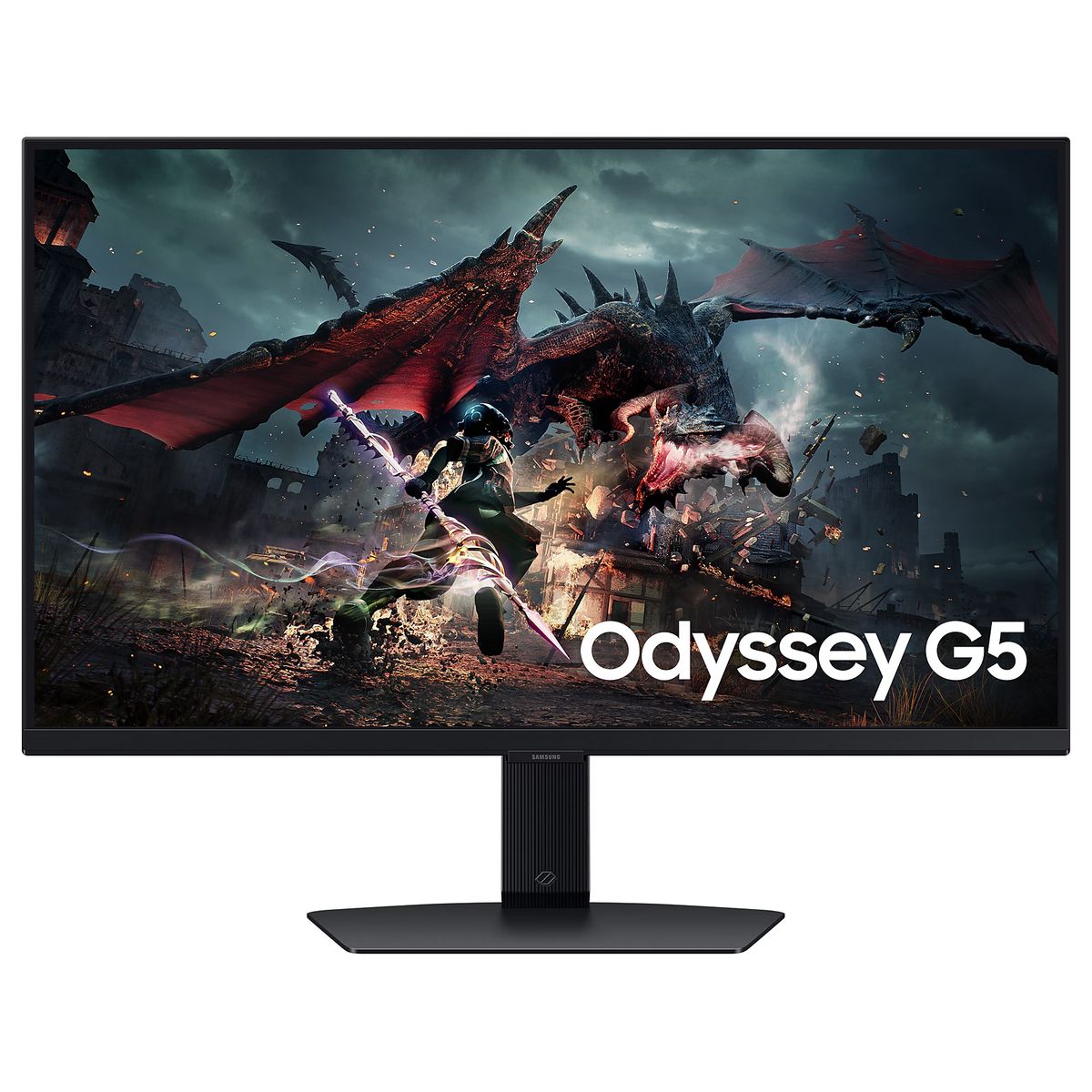 Монитор Samsung 27" Odyssey G5 S27DG502EIXCI черный IPS LED 16:9 HDMI полуматовая HAS Piv 1000:1 350
