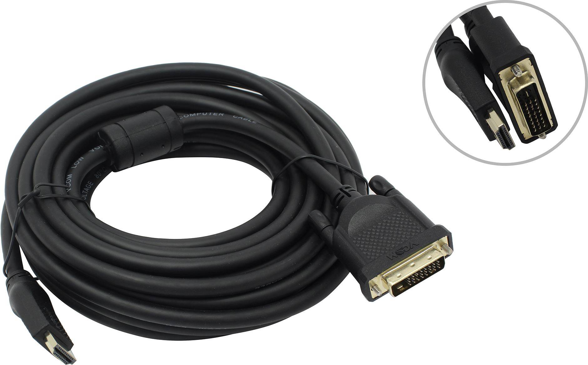 VCOM HDMI (m) - DVI-D (m)