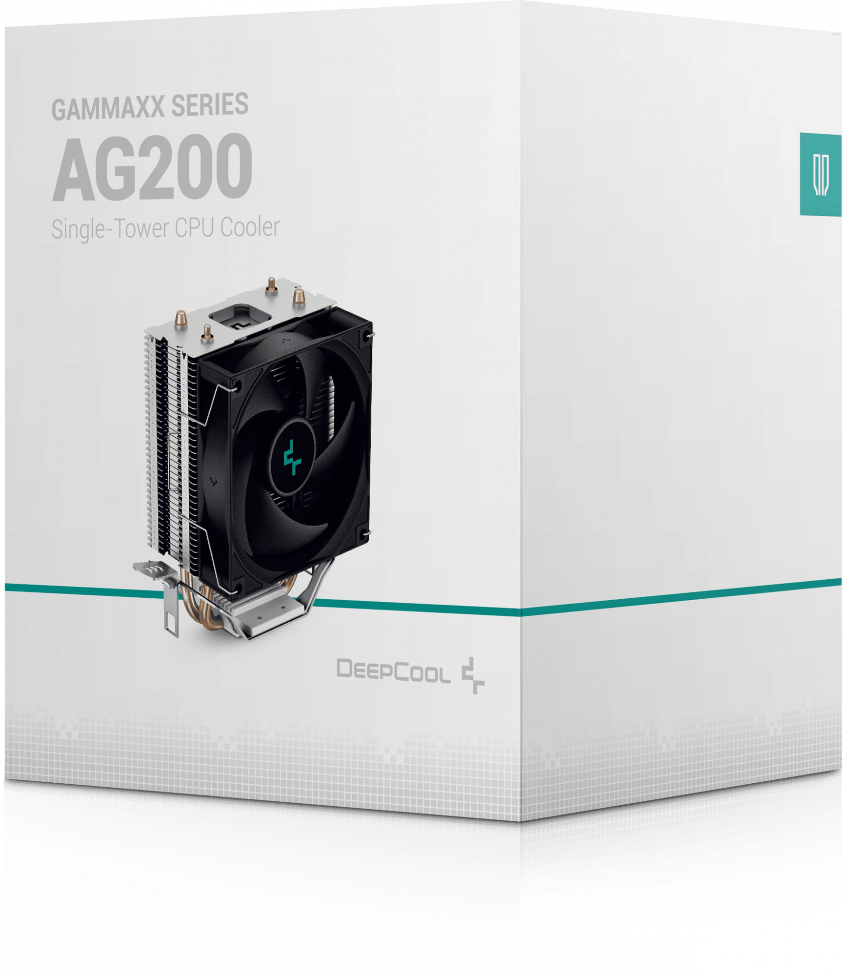 Устройство охлаждения(кулер) Deepcool AG200 Soc-AM5/AM4/1200/1700/1851 серебристый 4-pin 18-31dB Al+