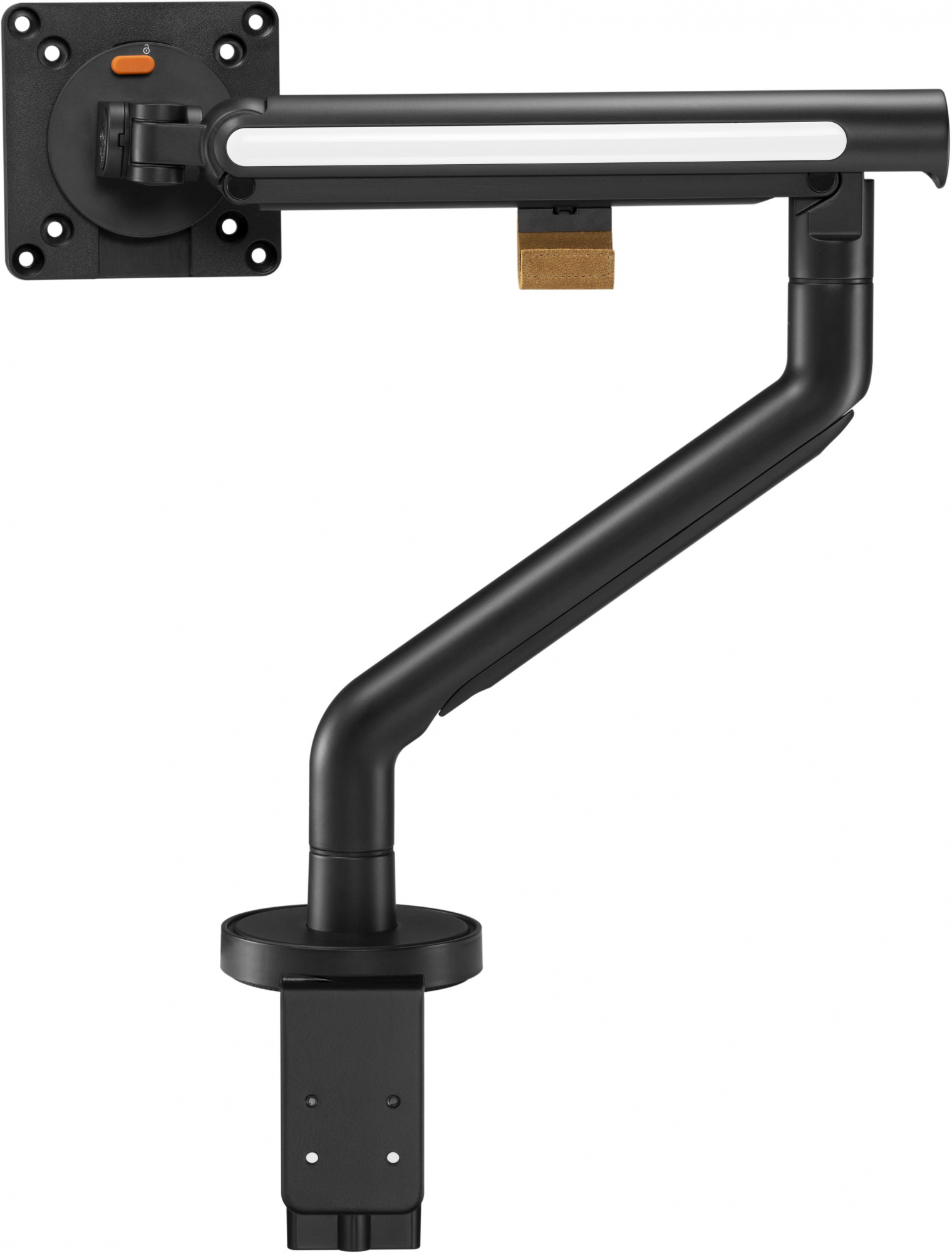 Кронштейн для мониторов Ultramounts UM725B черный 17"-32" макс.9кг крепление к столешнице поворот и 