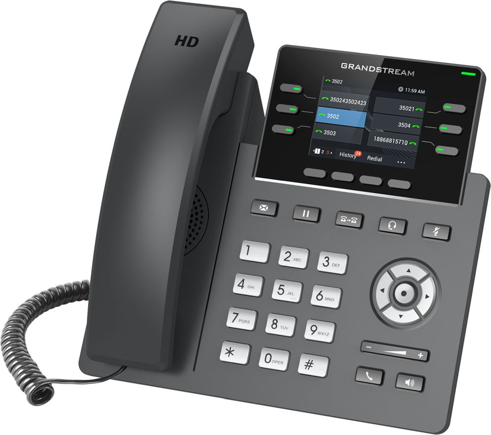 Телефон IP Grandstream GRP-2613 черный