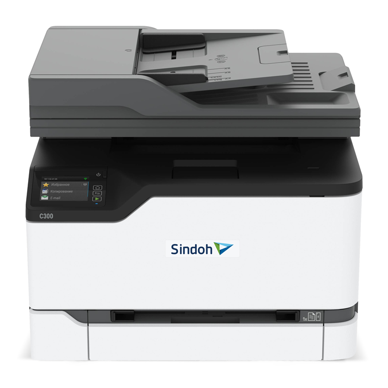 МФУ Sindoh C300 принтер/копир/сканер/факс. 24 стр/мин А4 цветная печать/копирование, 2400x600 dpi Ск