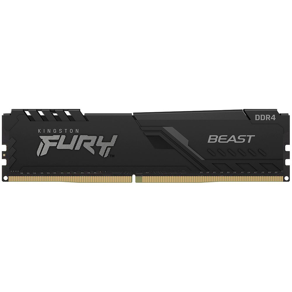 Память DDR4 8Gb 3200MHz Kingston KF432C16BB/8 Fury Beast Black RTL Gaming PC4-25600 CL16 DIMM 288-pi