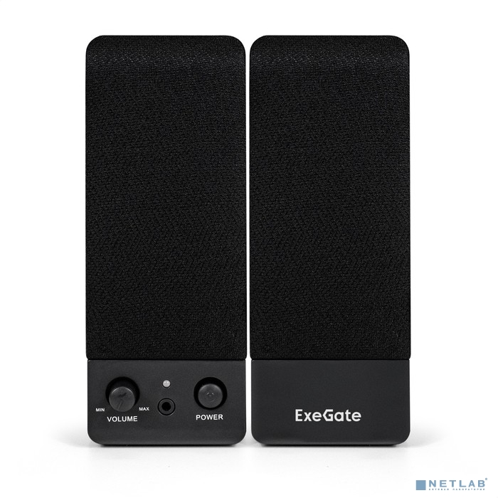 ExeGate Accord 235 (Активная, питание 220В, 2х3Вт, 30-18000Гц, цвет черный, дерево, разъем для наушн